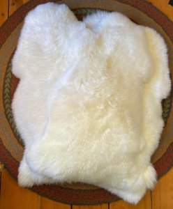 Undyed Single Longwool Sheepskin