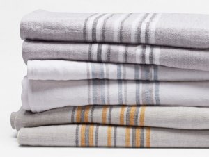 Rustic Linen Blanket + Throw
